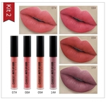 4 Pcs / Set Matte Lipstick Antiaderente Cup Lip Kit Batom Cosmetics Lip L¨ªquidos