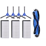 4 Side Escova + 3 Filtro + 1 Main Escova Kit para Eufy 11S RoboVac 30 Eufy 30C 15C Vacuum Cleaner