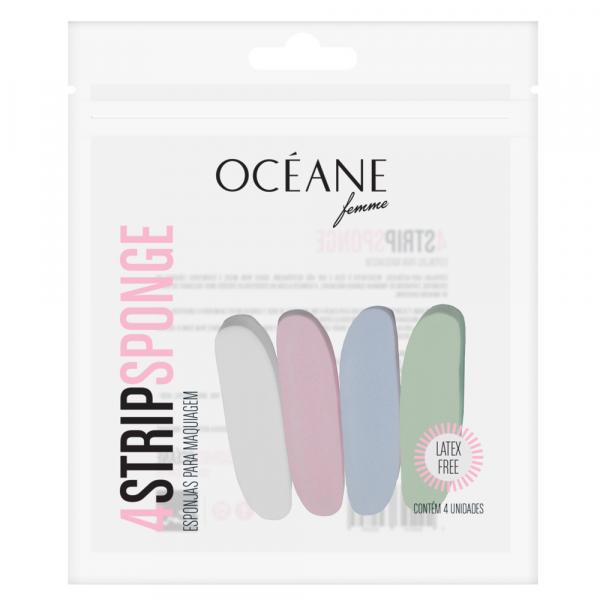 4 Strip Sponge Océane - Esponjas para Maquiagem