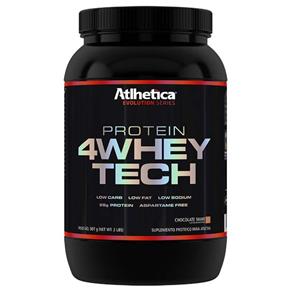 4 WHEY TECH - Atlhetica Nutrition - 907g - Chocolate