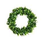 40 centímetros Simulate folhas verdes Grinalda do ornamento porta janela pendente para o casamento Chair Decor