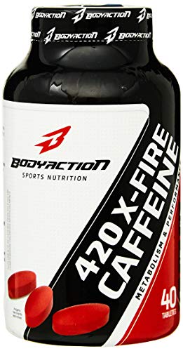 420 X-Fire Caffeine - 40 Comprimidos - BodyAction, BodyAction