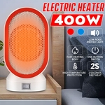 400W Aquecedor Elétrico de Baixo Ruído Aquecedor Portátil Ventilador de Inverno Aquecedor de Inverno Vermelho / Azul Casa 220V