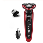 4D Rotary Masculino Electric Shaver USB Wet Dry Navalha Cleaner Nose Trimmer cabelo