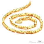 24k Gold Filled Necklace, , Direto Da Fábrica, Comprimento: 51cm, Peso: 46g