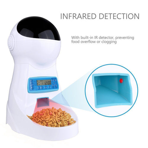4l Big Capacity Automatic Pet Feeder Dispenser Food com Função de Gravação