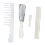 4pcs Comb Set Wide Teeth Comb Anti-Static Hair Brush Hair Styling Comb Set
