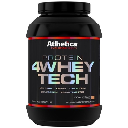 4whey Tech 907gr - Atlhetica-Chocolate