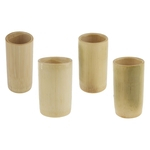 4x Bambu Artesanal Anti Celulite Massagem Vácuo Cupping Ventosa Conjunto Kit