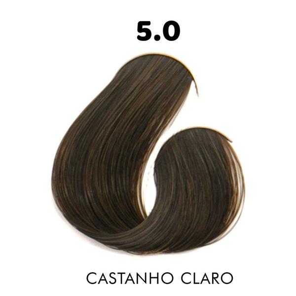 5.0 Castanho Claro Therapy Color Coloração Permanente 60g Sanro Cosméticos