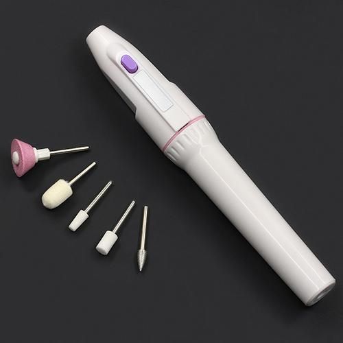 5 Bits Elétrica Prego Arquivo Broca Dicas Manicure Toenail Pedicure Salon Pen Forma Set