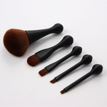 5 conjunto de escovas pirulitos Make-Up Powder Foundation Eyeshadow Make Up Escovas