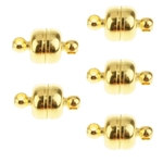 5 Conjuntos De Fortes Fechos Magnéticos Achados Para Fabricação De Jóias-ouro #1