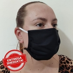 5 Máscara Rosto Tecido Algodão Com Dupla Proteção