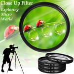 4Pcs 52MM Close Up Macro Lens Filters +1 +2 +4 +10 para Canon DSLR Camera