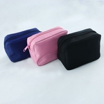 5 PCS Multifuntion Makeup Bag Imitação Faille estilo simples presente Mude a bolsa pequeno saco New Arrival Coloful Bolsa