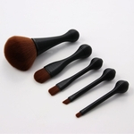 5 pirulitos Make-Up Brushes Set Pó Foundation Eyeshadow compo escovas