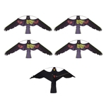 5 X Grande Falcão Kite Birds Scarer Proteger Agricultores Colheita Windsock Espantalho Brinquedo