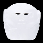 50 Pçs Máscara Facial Papel De Seda Algodão Tecido Diy Folha De Cuidados Com A Pele Facial Branco