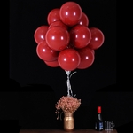 50 Peças Romântico Látex Balão Foto Adereços Casamento Aniversário Decoração Vermelha