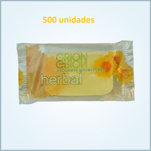 500 Unidades Sabonete Grion Herbal 20 Gramas