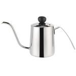 250ml Stainless Steel Coffee Pot Long Spout Kettle with Handle for Home Coffee Shop