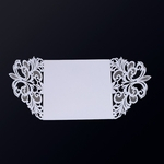 50Pcs Romantic Wedding Party Invitation Card Delicate Carved