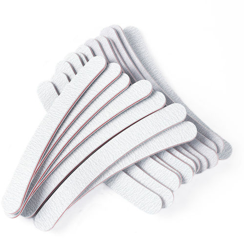 50pcs / set Professional Nail Arquivos Nail Art lixar lustrando Curva instrumentos de manicure