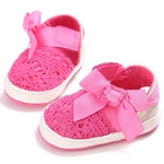 535 Primavera Verão Toddler sapatas de bebê macio de algodão elástico anti-derrapante Anti-derrapante sapatos