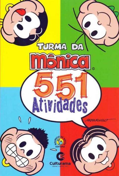 551 Atividades - Turma da Mônica - Culturama Editora