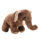 25cm Elefante Bonito Animal De Pelúcia Boneca De Brinquedo Crianças Brinquedo Casa Sofá Cama Decoração