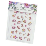 5D Nail Art Stickers Dicas Decal Moda Padrão Decoração portáteis Adesivos
