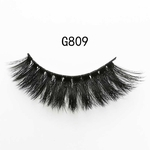 5pair / set cabelo Mink 3D Eye Lashes Natural multi camada Bushy pestanas falsificadas Cosmetics