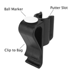 5pcs Durable Golf Bag braçadeira Clube Putter clipes Titular com bola Marcadores Acessórios