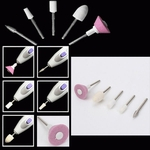 5pcs Professional Nail Art Broca Bits Arquivo Buffer Polonês Manicure Pedicure Kits