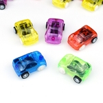 Niceday 5Pcs / Set Mini Doce cor transparente Pull Voltar Carros Kids Brinquedos Prêmios cor aleatória