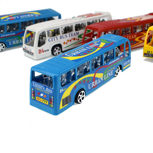 5pcs / Set Pull colorido Voltar Bus com chapeamento Assentos Set Brinquedos para Crianças