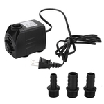 25W Pond Fountain Water Suction Pump Miniature Submersible Pump US 100-120V