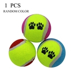 6.5cm Pet Tênis Dog Bola Chew Paw Toy impressão Bola ao ar livre Animais Supplies