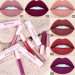 6 Beauty Color Lip Gloss Waterproof Longa Dura??o Durable Matte Lipstick L¨ªquido