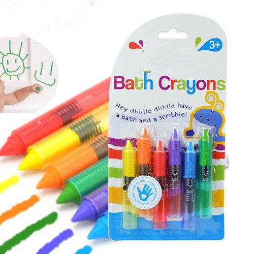 6 cores crianças seguras Crayon pintura desenho colorido como DIY Art Kit Lápis