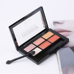 6 cores da paleta da sombra profissional Maquiagem Lisa Cosmetics 2 #