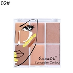6 Cores De Longa Duração Lady Concealer Palette Women Face Makeup Cosmetic Tool