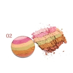 6 cores Mulheres do arco-¨ªris Marcador Blush Eyeshadow Shimmer p¨® Palette