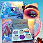 6 cores mulheres sombra de olho maquiagem cosméticos beleza glitter paleta de sombras cosméticos