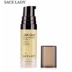 6ml Face 24K Gold Elixir Oil Primer Makeup Professional Moisturizing Make Up Base Foundation Primer Concealer Gel No Pore Cosmetic QU77