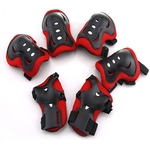 6 Pieces Crianças Outdoor equipamentos esportivos de proteção joelho cotoveleiras Pads protetores de pulso Patinagem de proteção de segurança Gostar