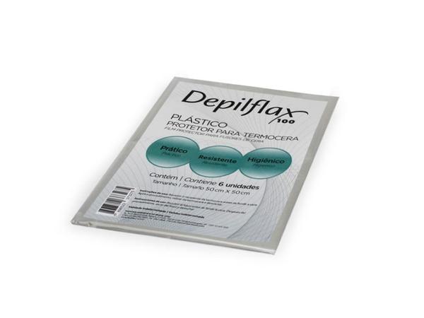 6 Plásticos Protetores para Termocera 50cmx50cm - Depilflax