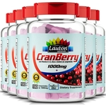 6 Potes Cranberry 1000mg 180 comprimidos Lauton