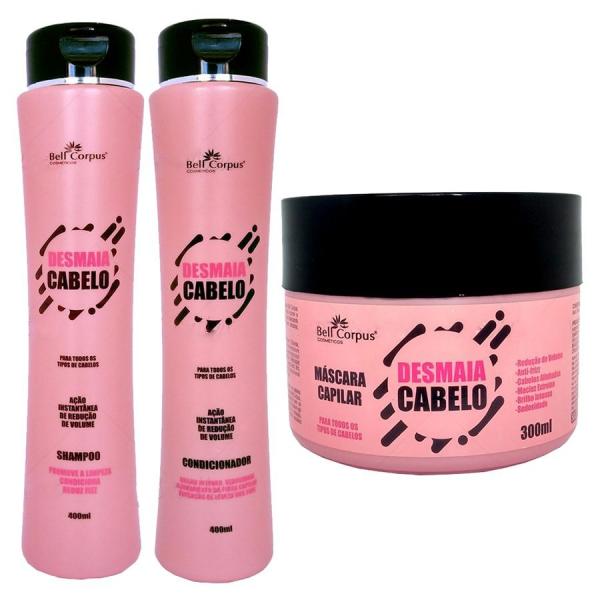 6 Shampoo 6 Condicionador 6 Mascaras Desmaia Cabelo - Bell Corpus